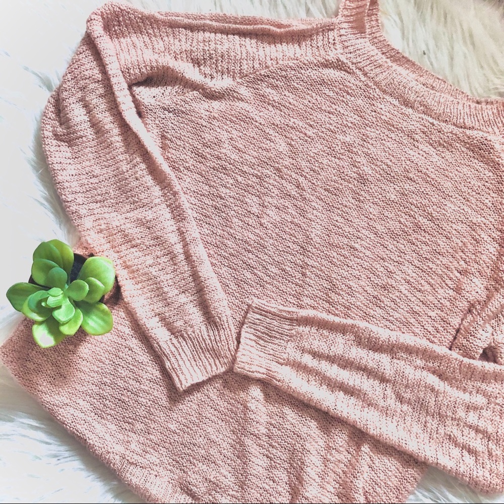 Charlotte Russe Pink Sweater